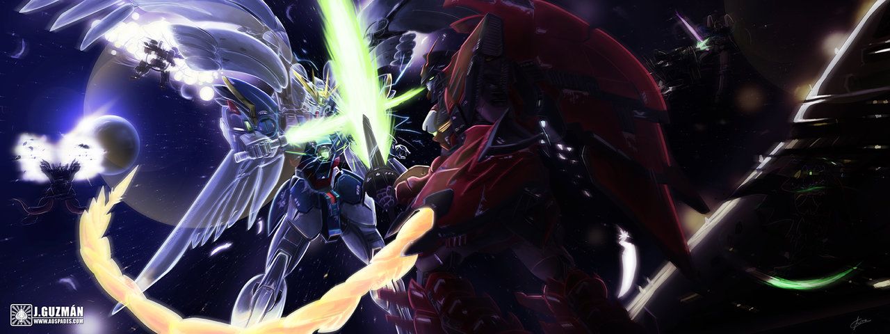 epyon gundam vs gundam zero wings mobile suit